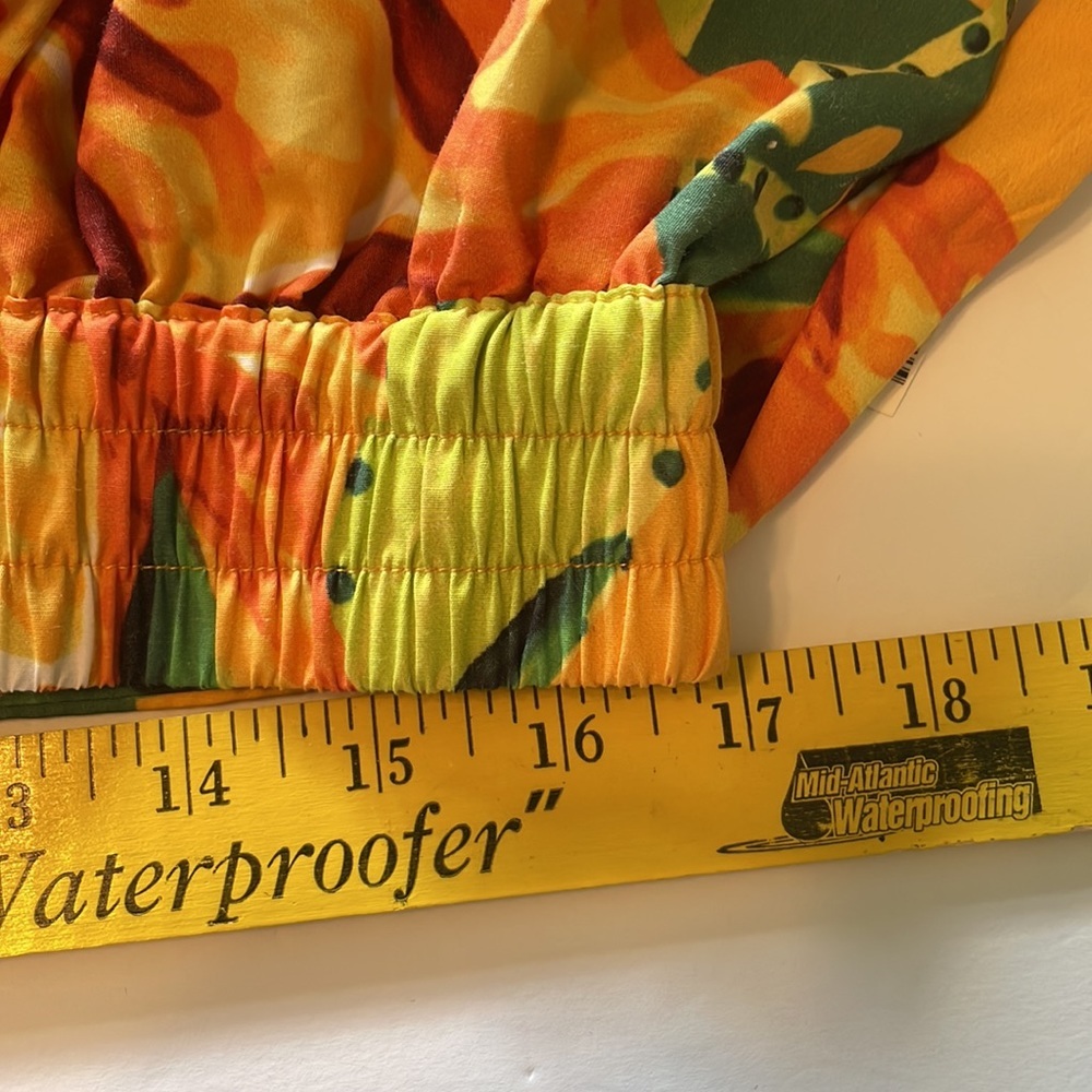 Truly 4 You Tropical Flared Skirt Size XL - Picture 5 of 6
